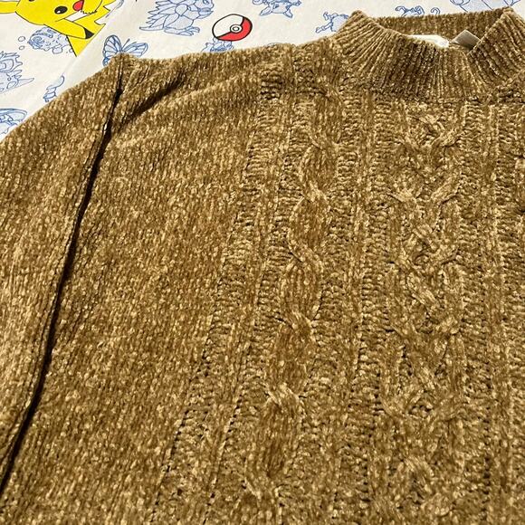 Vintage 90s JR Bentley Tan Acrylic Sweater - Picture 2 of 3